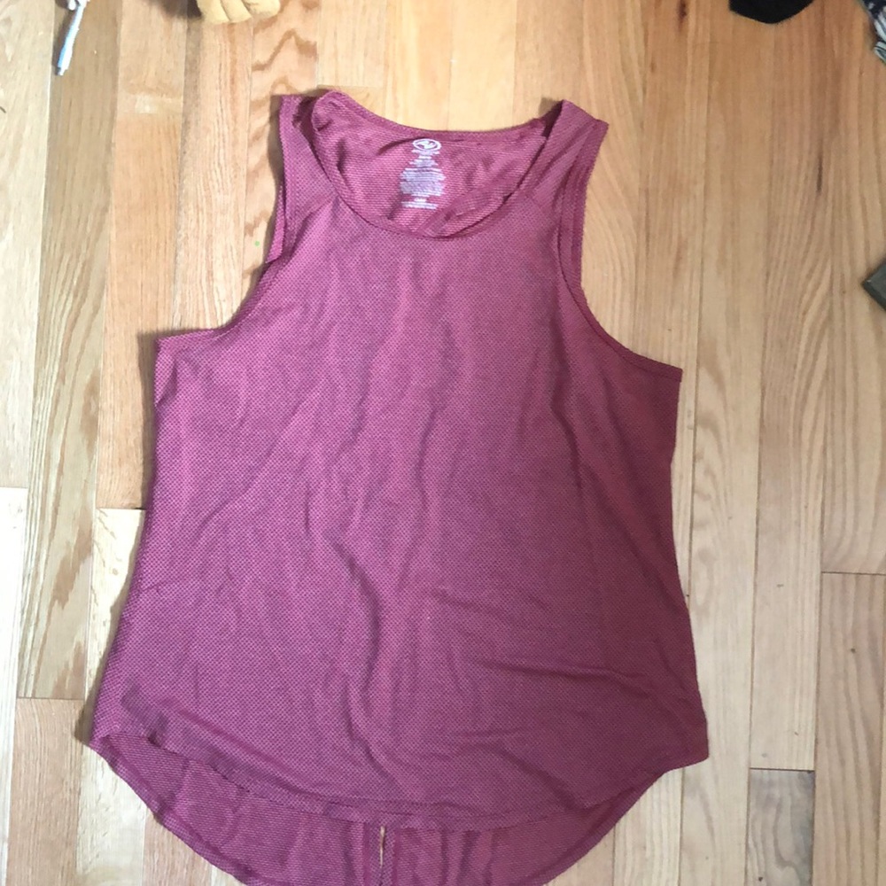 Athletic tank top, size medium red